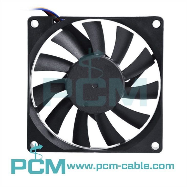 12V24V DC Cooling Fan, 80mm x 80mm x 15mm