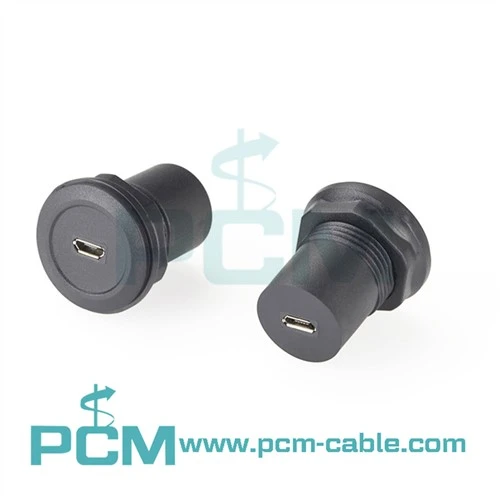 22-міліметровий перехідник роз’єму Micro USB для монтажу на панель