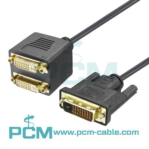 Кабель-розділитель DVI для двох моніторів