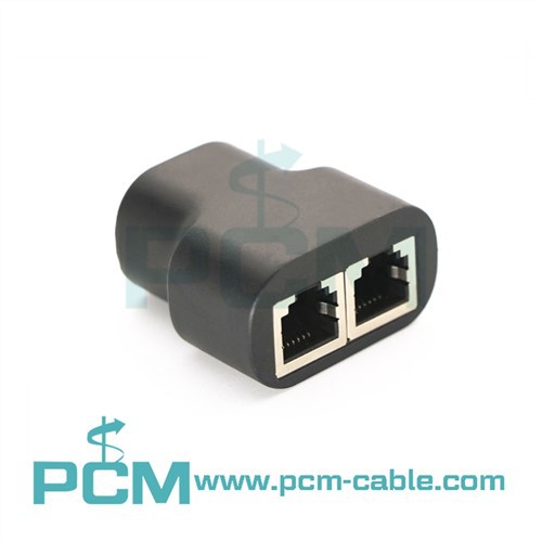 RJ12 6P6C 1 жінки до 2 жіночих телефонних ліній сплітери