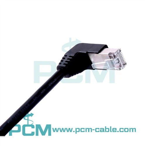 RJ45 Формований патч-кабель Cat6 під прямим кутом