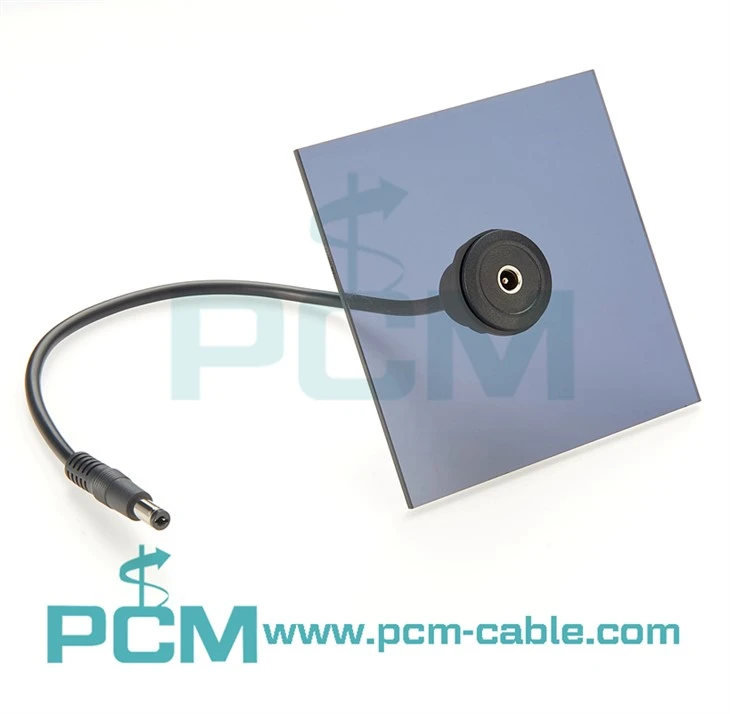 Durable 5.5mm2.1mm DC Barrel Jack Extension Cable with Panel Mount