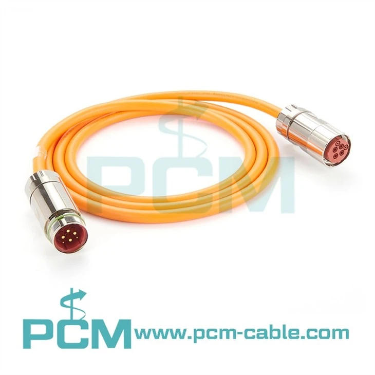 M40 plug Motor extension cable 4 mm² drag-chain high flex