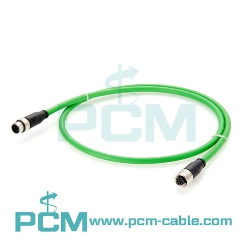 Кабель ProfiNet M12 D-код 4-контактний кабель «папа-мама».