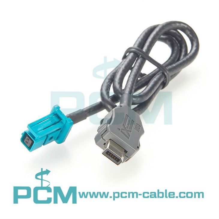 IX industrial Connector to MATEnet 1000base-T1 Connecting Cable Automotive Ethernet cable for ADAS