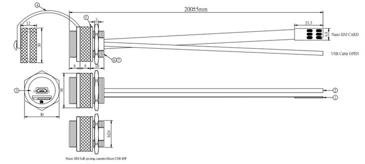 Nano & Micro USB connector