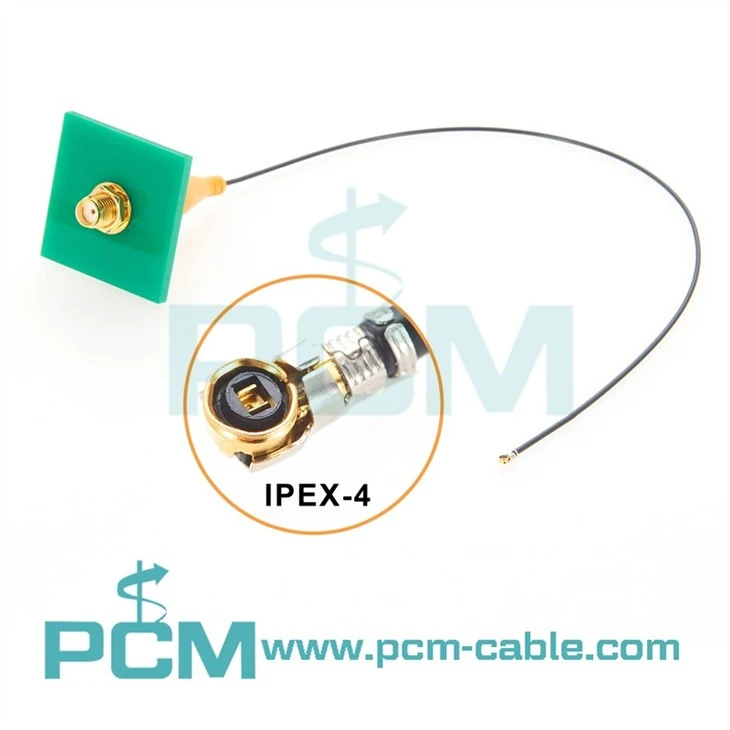 IPEX Connector to SMA Female Bulkhead Cable RG1.13