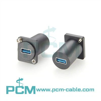 Подайте через шасі кріплення USB3. 0 A до адаптера кріплення панелі серії AD