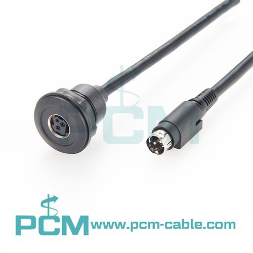 Кабель живлення DIN для монтажу на панелі, сумісний із KPJX-PM-3S